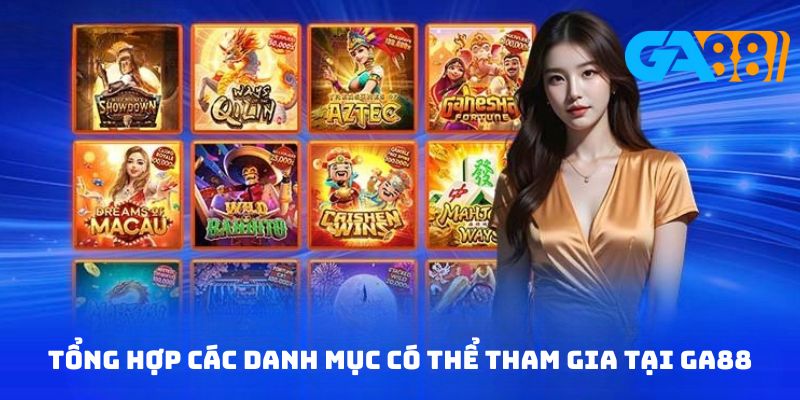 Ga88 đa dạng game chơi