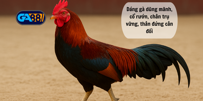 Mẹo xem dáng đứng gà chọi